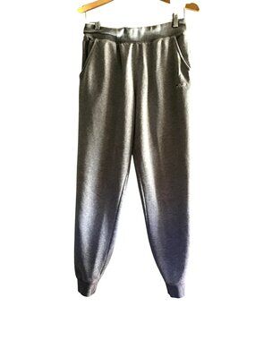 FILA- WOMENS GREY ELASTIC WAIST TAPPER LEG SWEATPANTS SIZE  SMALL